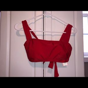 Red Bikini Top